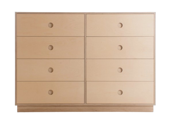 Birch Ply Chest of drawers